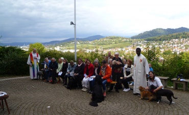 Tiersegnung am Vortag des Gedenktages des hl. Franziskus